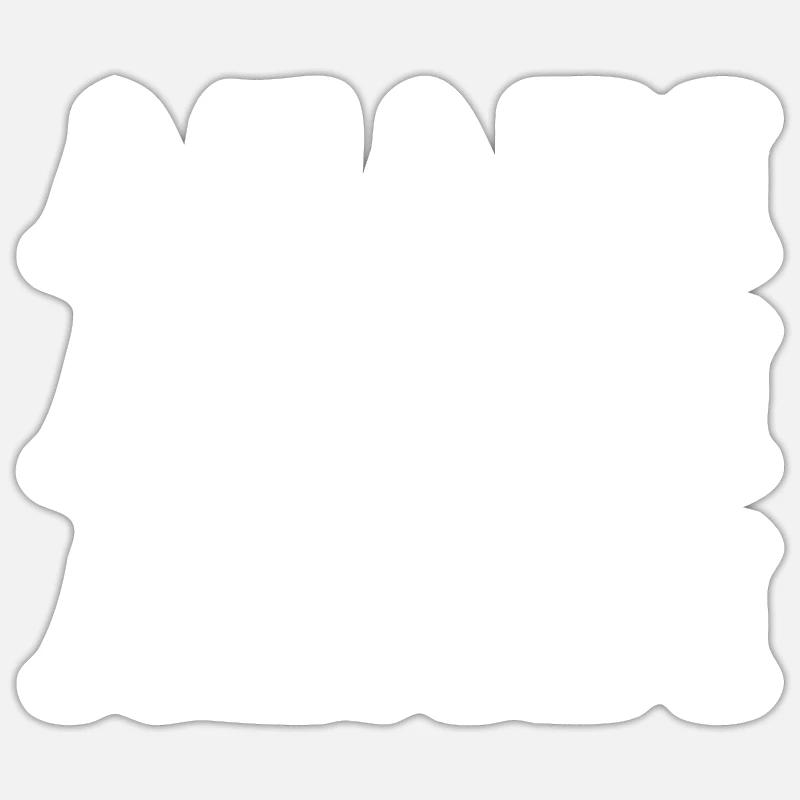 Azadi - Sticker taille S (10 x 10 cm) - blanc mat