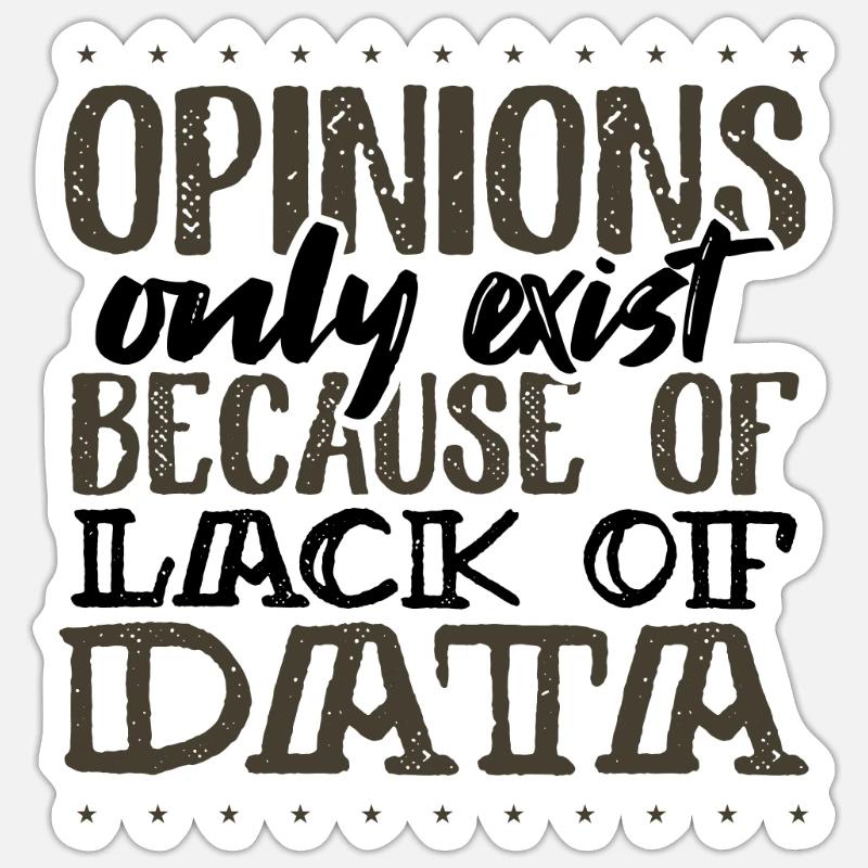 Les opinions sarcastiques sur les dons n’existent que parce que Sticker taille S (10 x 10 cm)