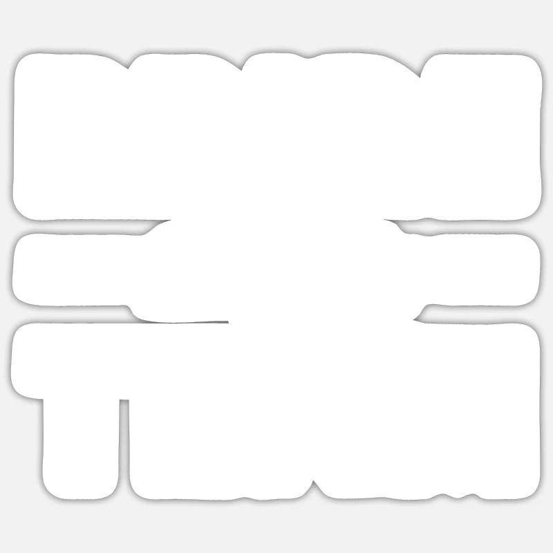 Bride Team - Sticker size S (10 x 10 cm) - white matte