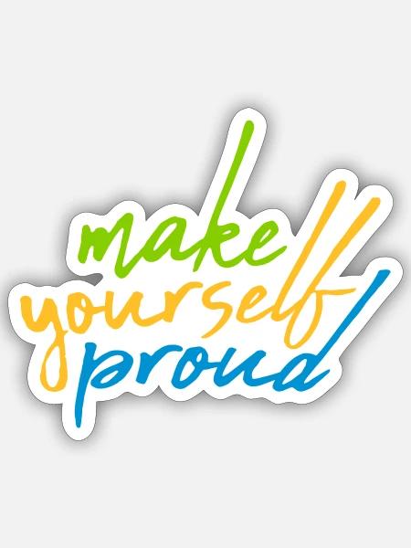 - Sticker Größe S (10 x 10 cm) - Mattweiß