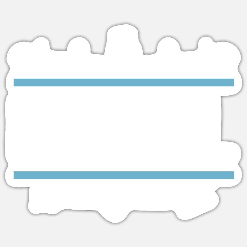Manuel - Sticker size S (10 x 10 cm) - white matte