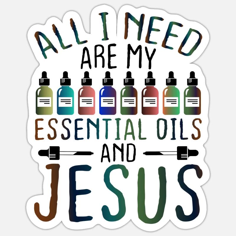 Christian Gift EO Practitioner All I Need My Sticker size S (10 x 10 cm)