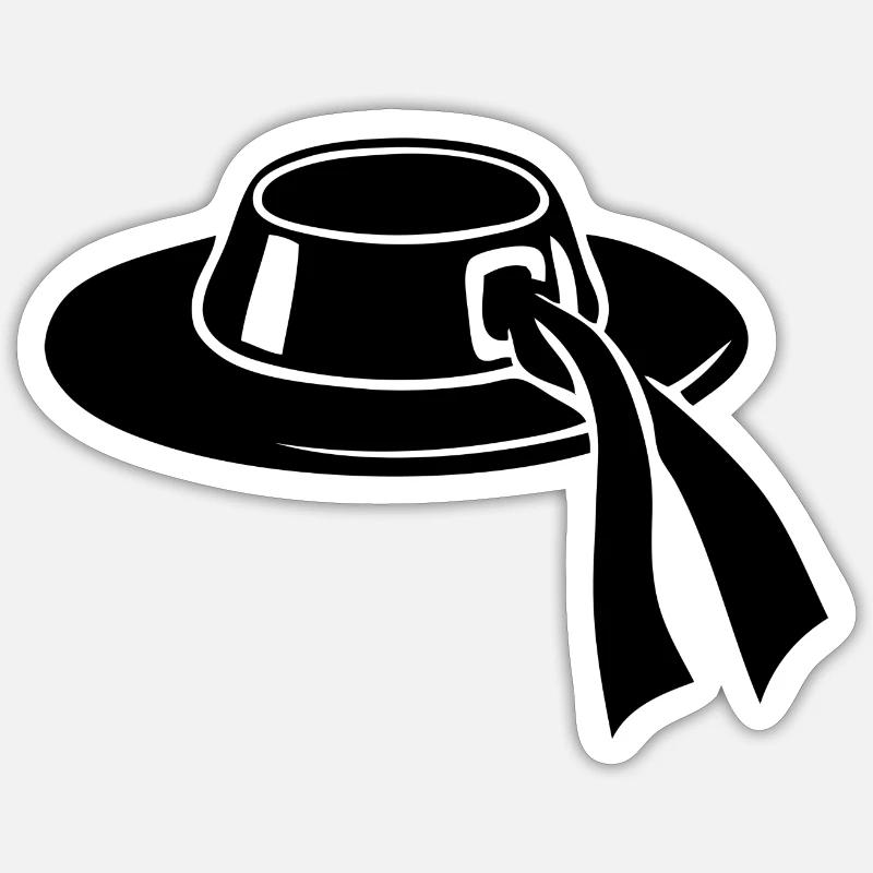 Hat Sticker size S (10 x 10 cm)