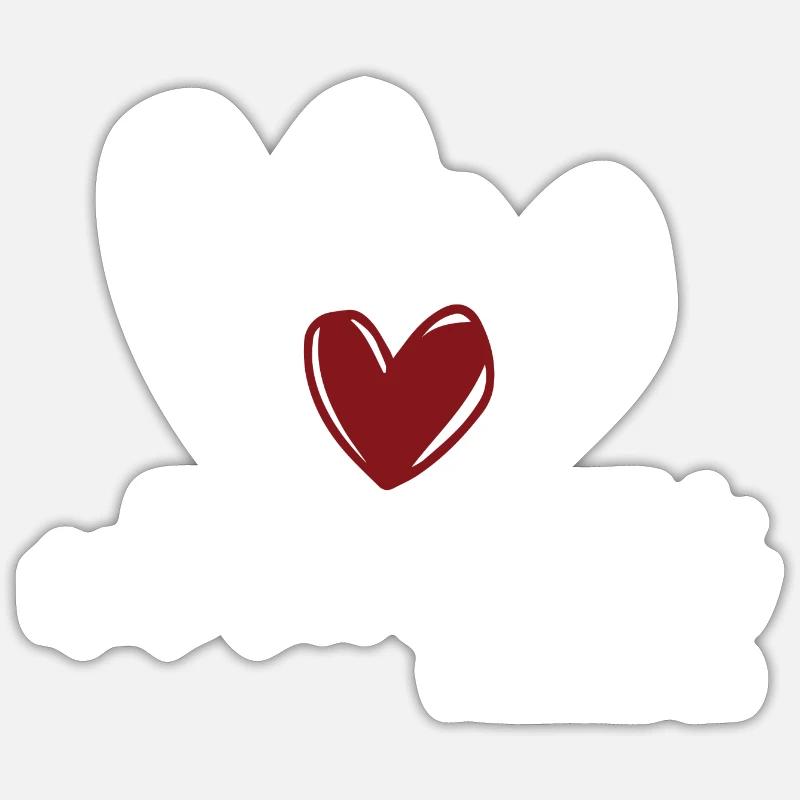 Make Love Not Waste - Sticker taille S (10 x 10 cm) - blanc mat