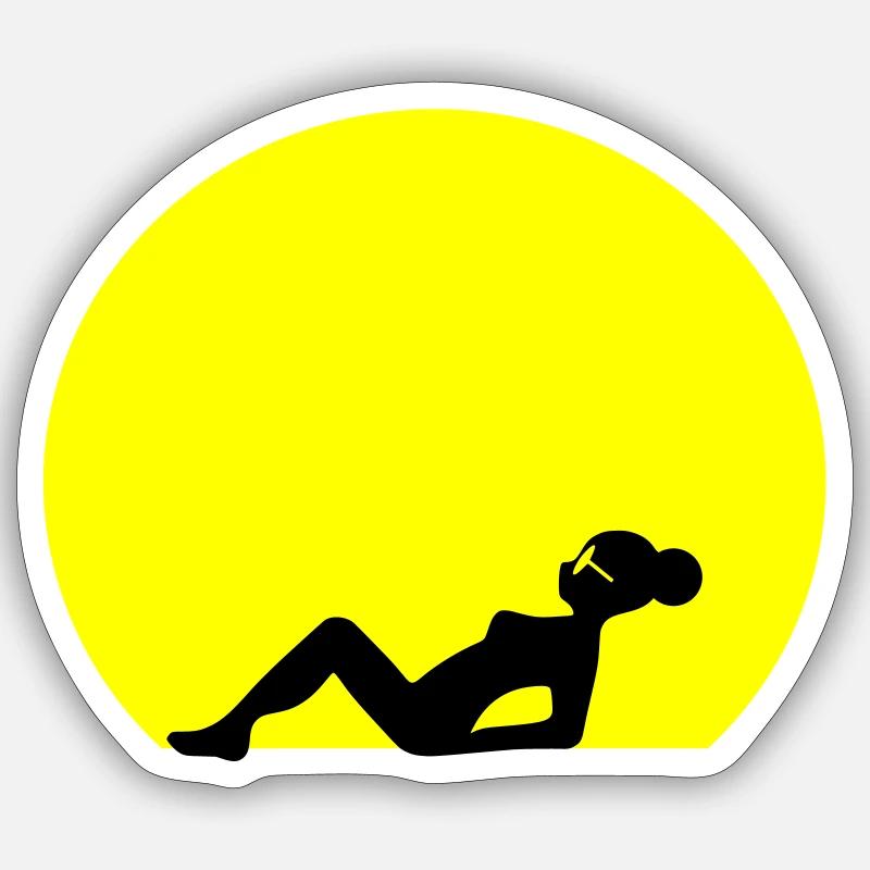 vector tan Sticker size S (10 x 10 cm)