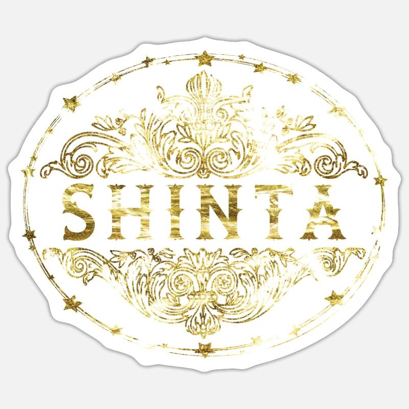 Shinta - Sticker taille S (10 x 10 cm) - blanc mat