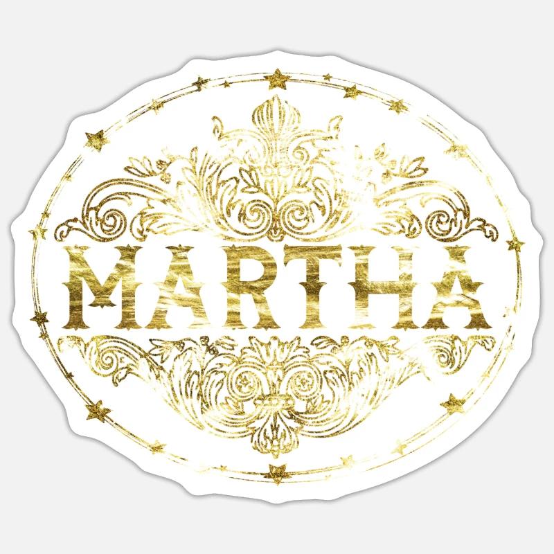 Martha Sticker Größe S (10 x 10 cm)