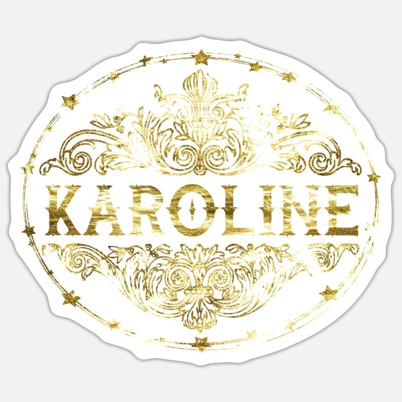 Karoline - Sticker size S (10 x 10 cm) - white matte