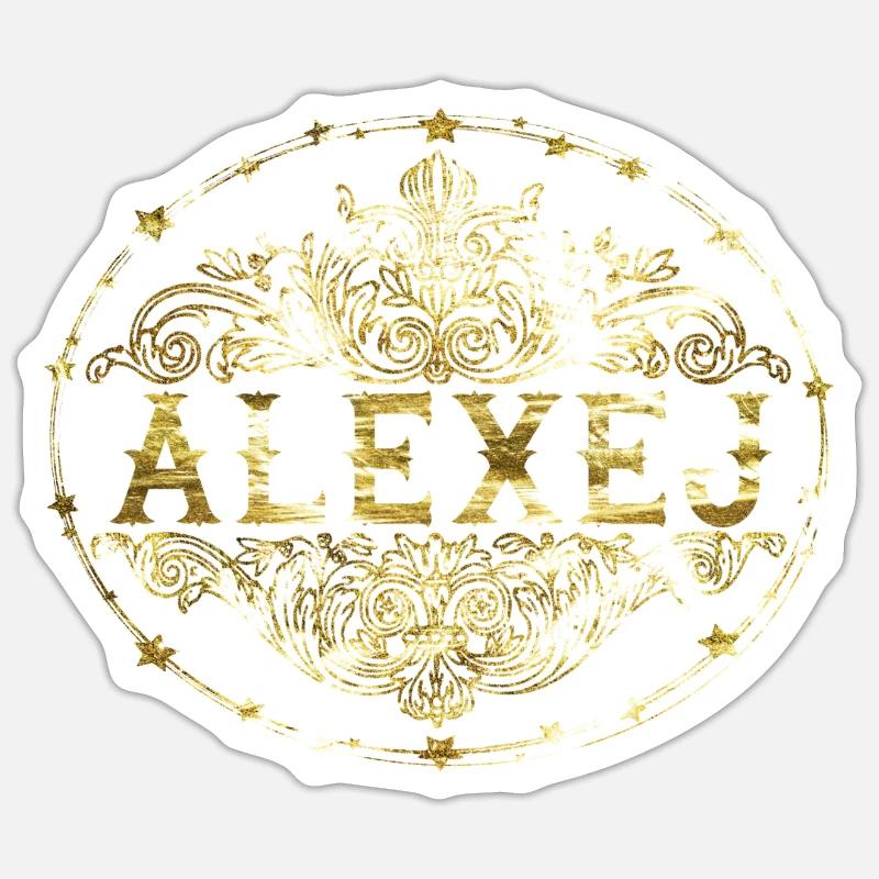 Alexei - Sticker size S (10 x 10 cm) - white matte