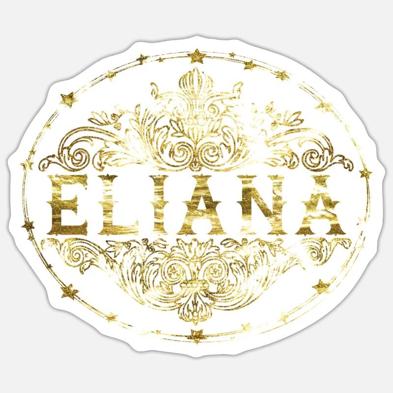 Cécile - Sticker taille S (10 x 10 cm) - blanc mat