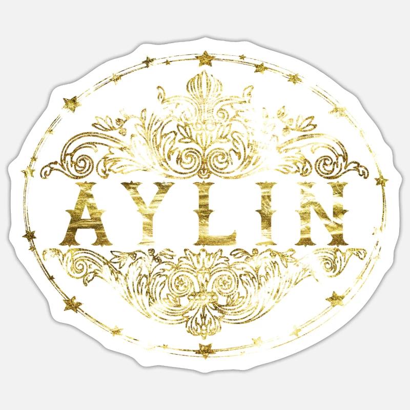 Abu - Sticker size S (10 x 10 cm) - white matte