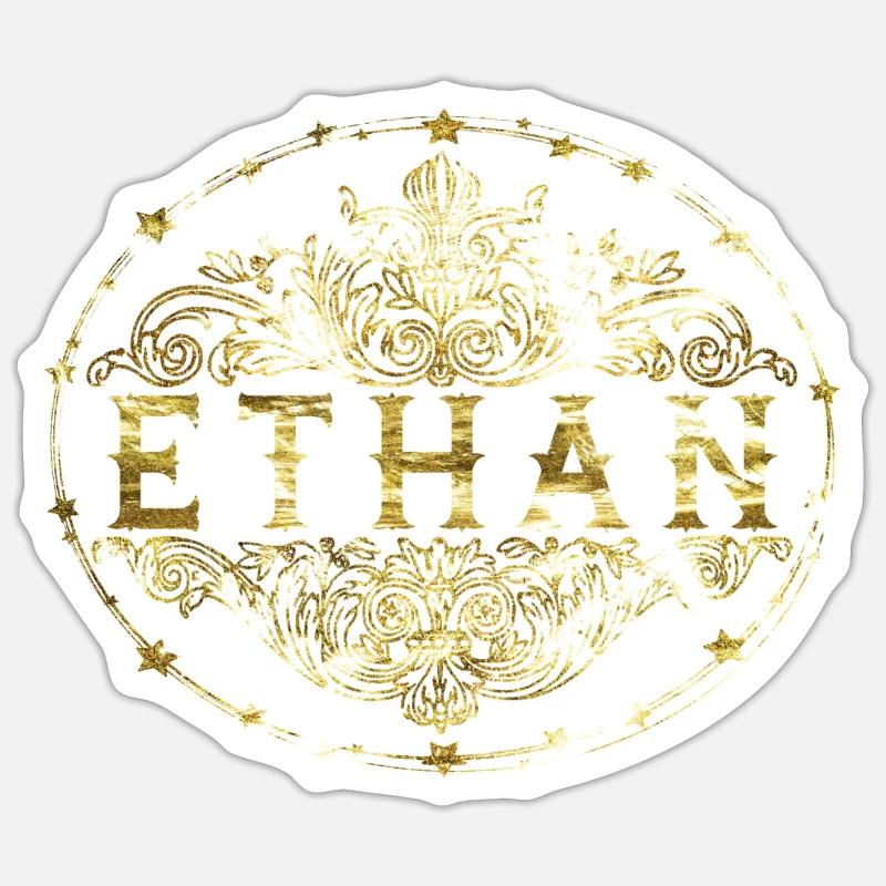 Ethane - Sticker size S (10 x 10 cm) - white matte