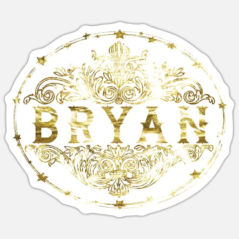 Bryan Sticker taille S (10 x 10 cm)