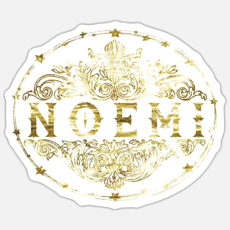 Noemi - Sticker Größe S (10 x 10 cm) - Mattweiß