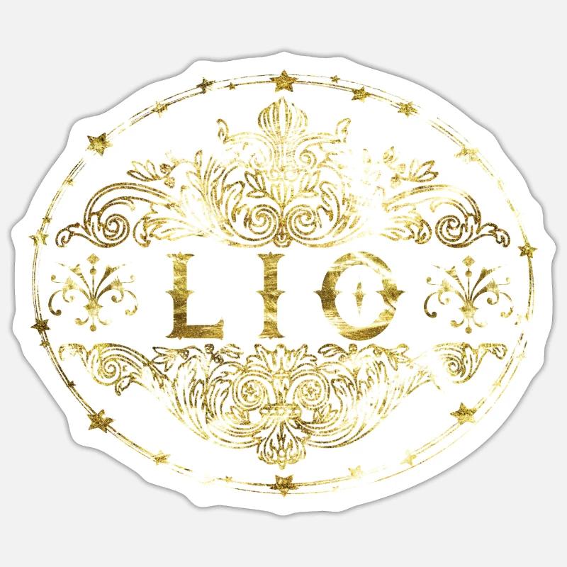 Lio - Sticker taille S (10 x 10 cm) - blanc mat