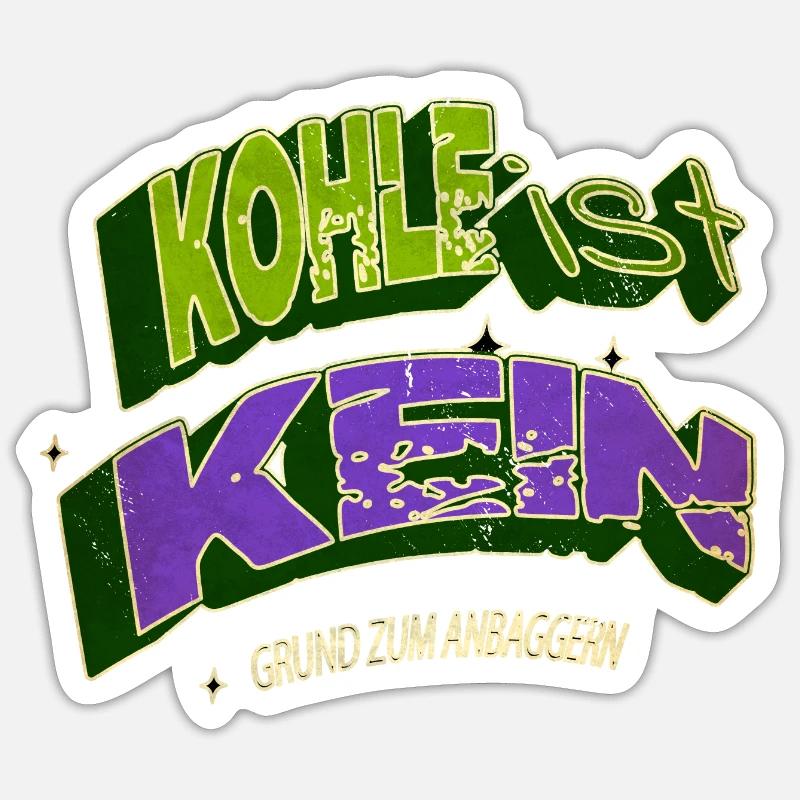 bienchen activist apparel umweltbewusst - Sticker Größe S (10 x 10 cm) - Mattweiß