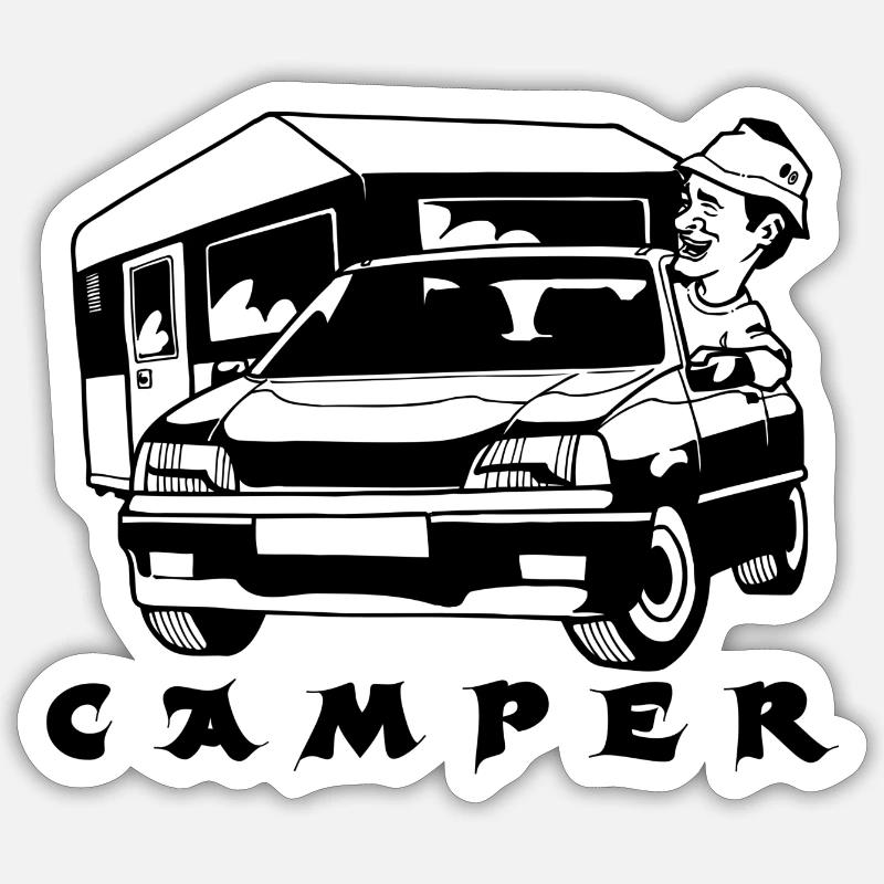 Camper Sticker Größe S (10 x 10 cm)