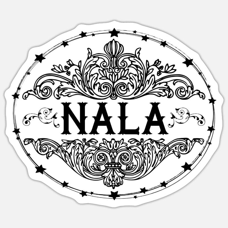Nala - Sticker size S (10 x 10 cm) - white matte