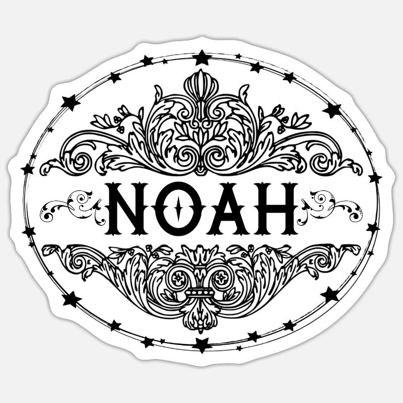 Noah - Sticker size S (10 x 10 cm) - white matte