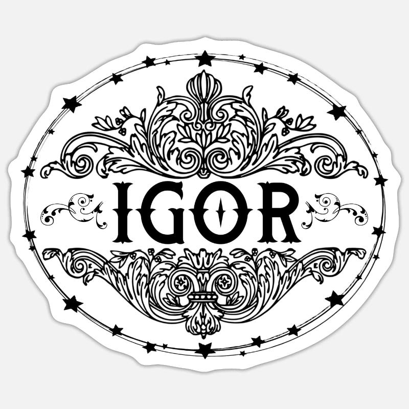 Igor Sticker Größe S (10 x 10 cm)