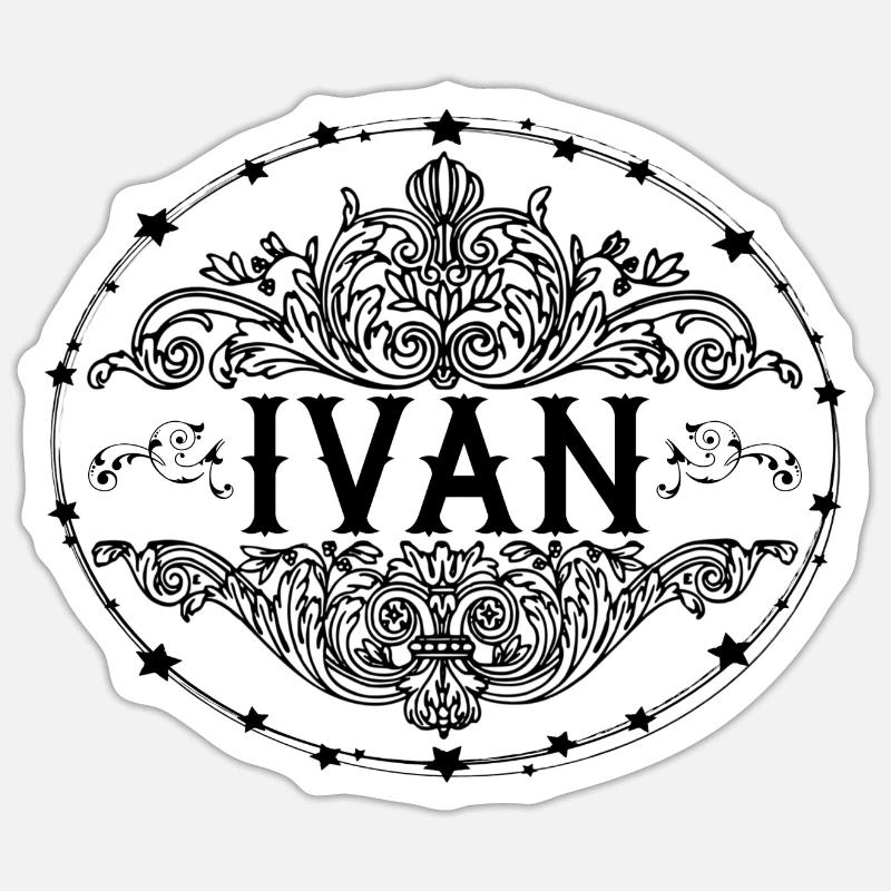 Ivan Sticker Größe S (10 x 10 cm)