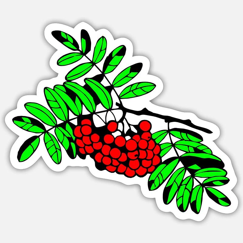 Mountain ash Sticker size S (10 x 10 cm)