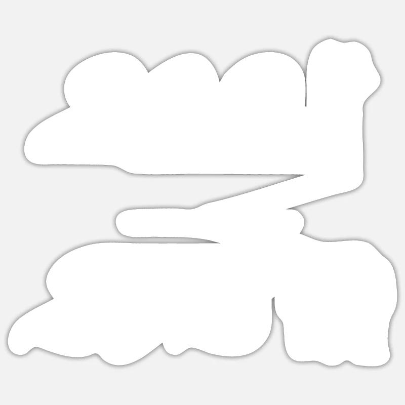 Annonce grossesse 2023 - Sticker taille S (10 x 10 cm) - blanc mat