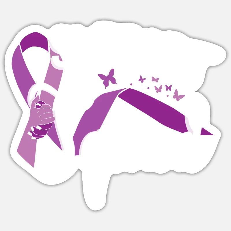 Epilepsy Support - Sticker size S (10 x 10 cm) - white matte