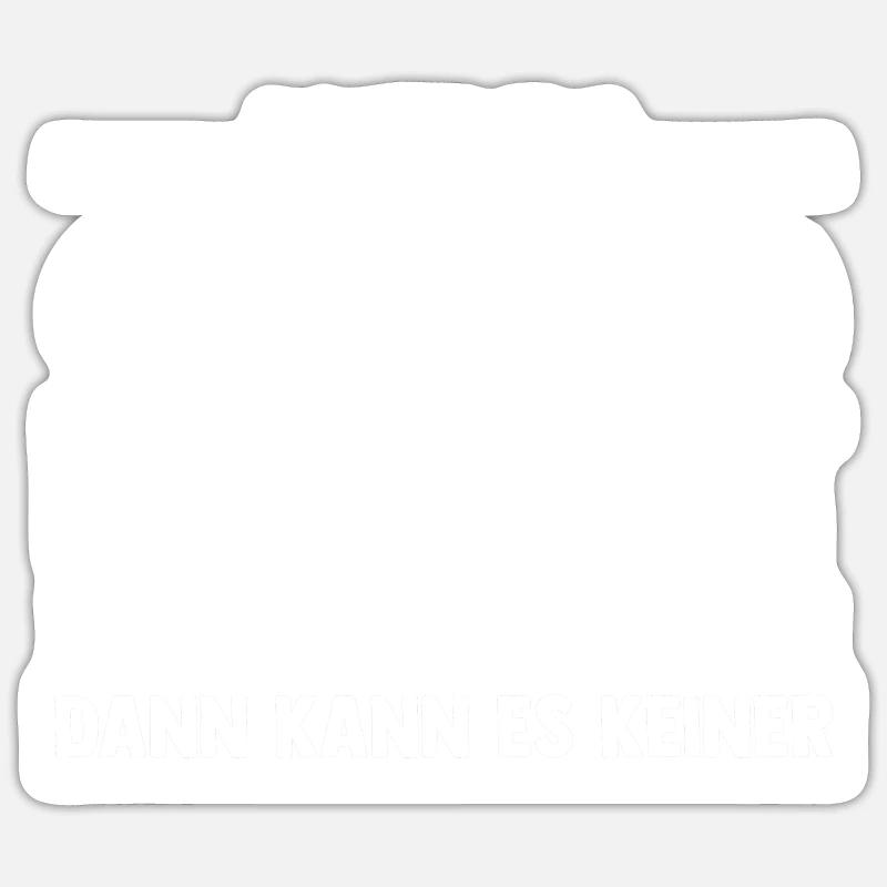 Gerhard - Sticker Größe S (10 x 10 cm) - Mattweiß