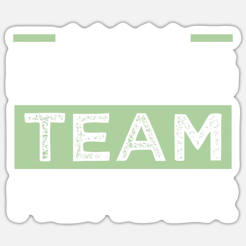 Équipe de plongée - Sticker taille S (10 x 10 cm) - blanc mat