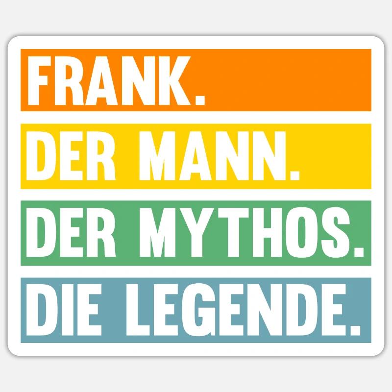 Frank Sticker Größe S (10 x 10 cm)