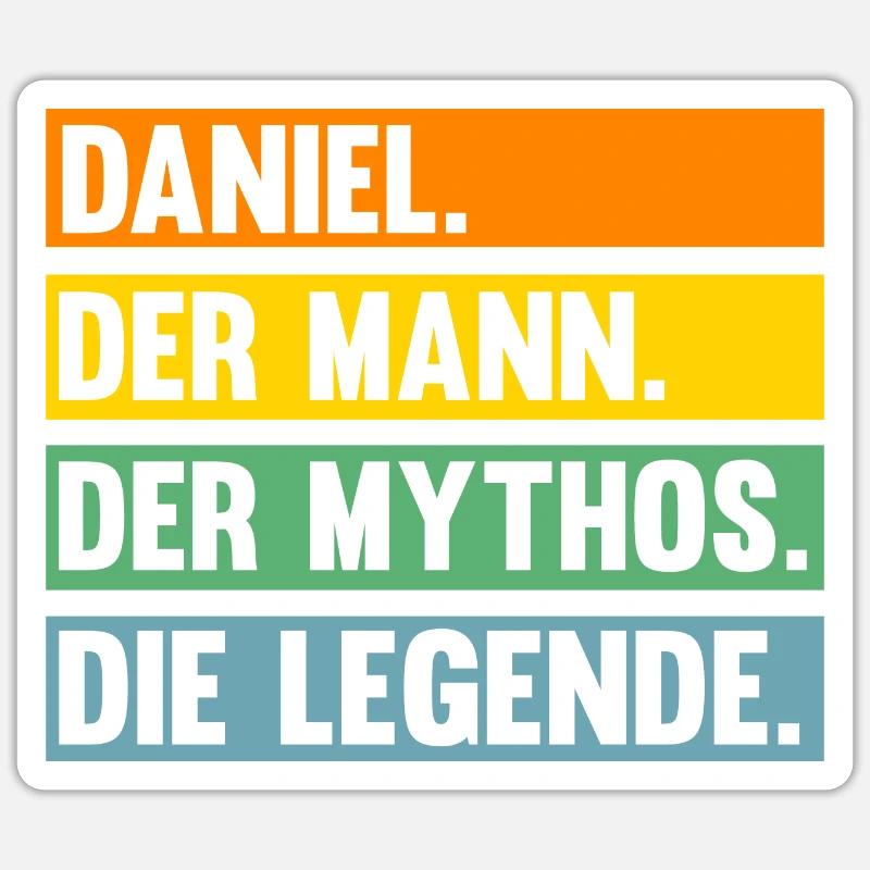 Daniel Sticker Größe S (10 x 10 cm)
