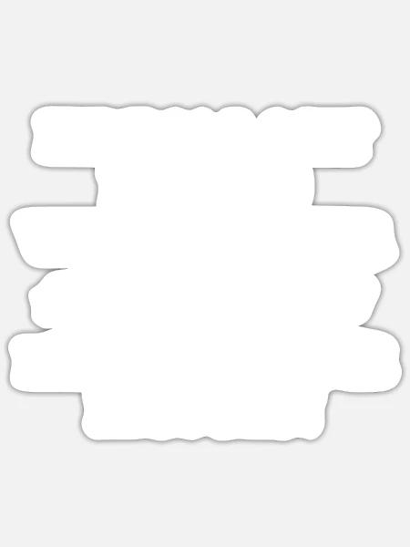 Einmal mit Profis war früher - Sticker Größe S (10 x 10 cm) - Mattweiß