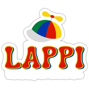 Lapland invites must go - Sticker size S (10 x 10 cm) - white matte - Front