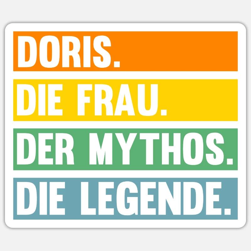 Doris Sticker Größe S (10 x 10 cm)