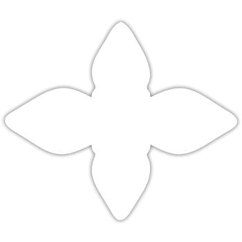 Symbol Geschenk Ornament Ethnic Spirit Thai lotus - Sticker Größe S (10 x 10 cm) - Mattweiß - Vorne