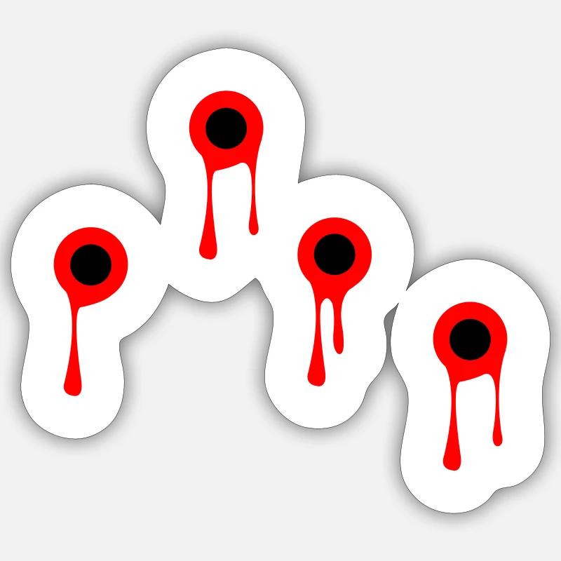 Coups Sticker taille S (10 x 10 cm)