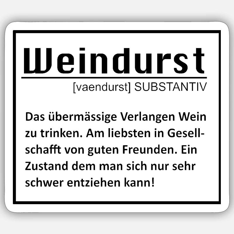 Weindurst Sticker Größe S (10 x 10 cm)
