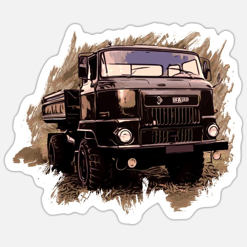 IFA L60 - Sticker taille S (10 x 10 cm) - blanc mat
