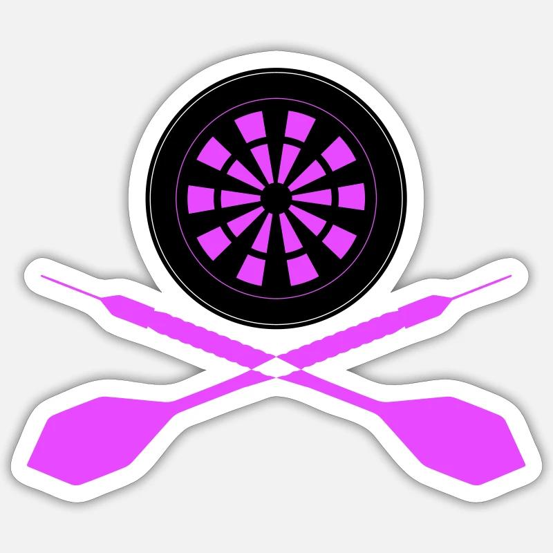 Dart Sport Logo - Sticker size S (10 x 10 cm) - white matte