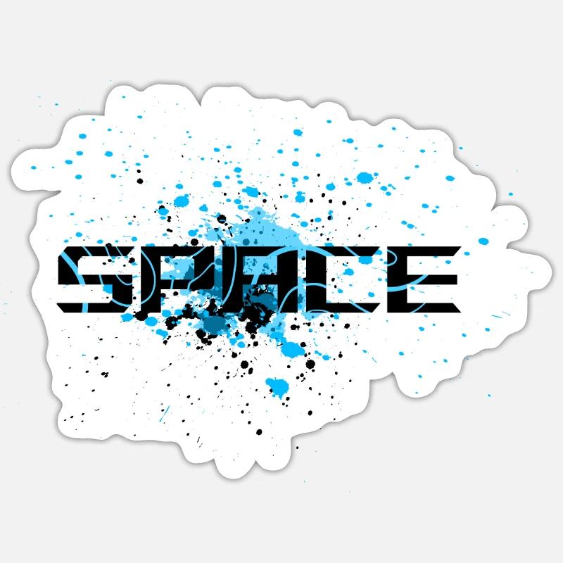 space Sticker Größe S (10 x 10 cm)