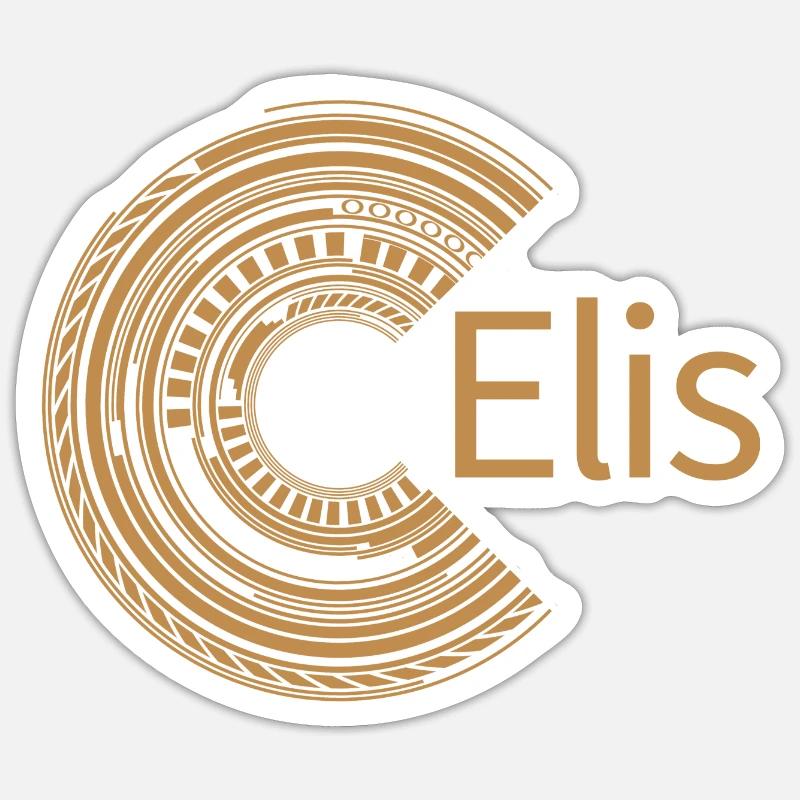 For Elis - Sticker size S (10 x 10 cm) - white matte