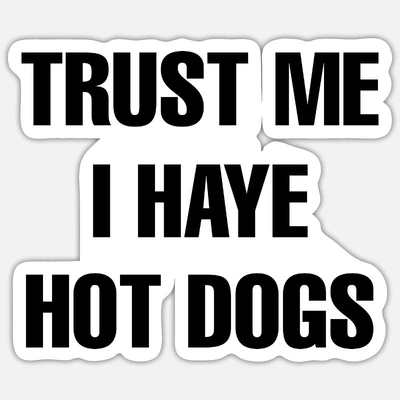 Chien Hund - Sticker taille S (10 x 10 cm) - blanc mat