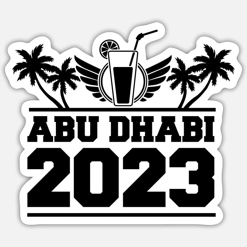 Abu Dhabi 2023 Sticker size S (10 x 10 cm)