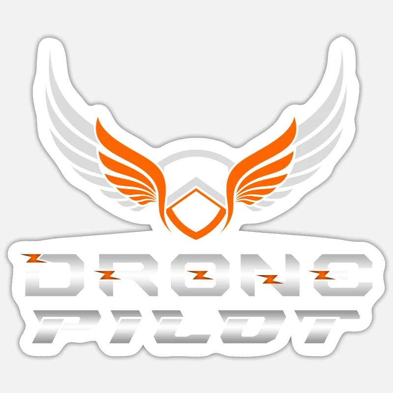 Drone Drones Drone Flight Drone Pilot Sticker taille S (10 x 10 cm)