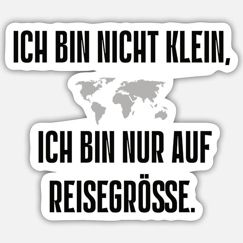 Spruch 9 - Sticker Größe S (10 x 10 cm) - Mattweiß