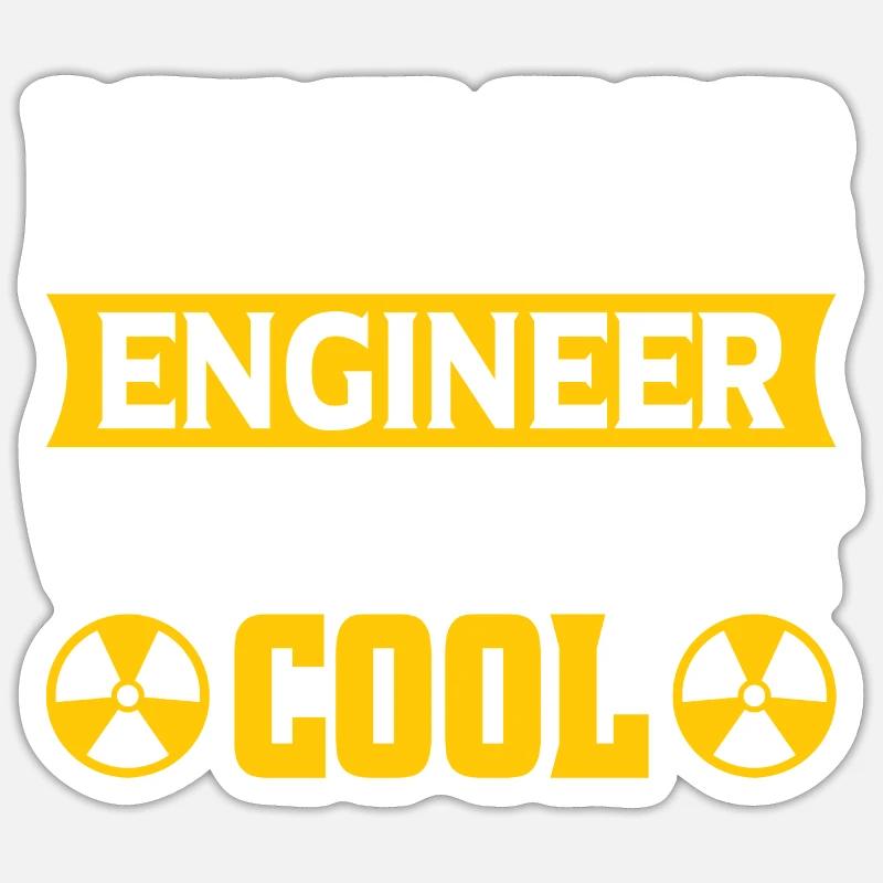 Nuclear Engineer Nuclear Technology Nuclear Energy Sticker size S (10 x 10 cm)