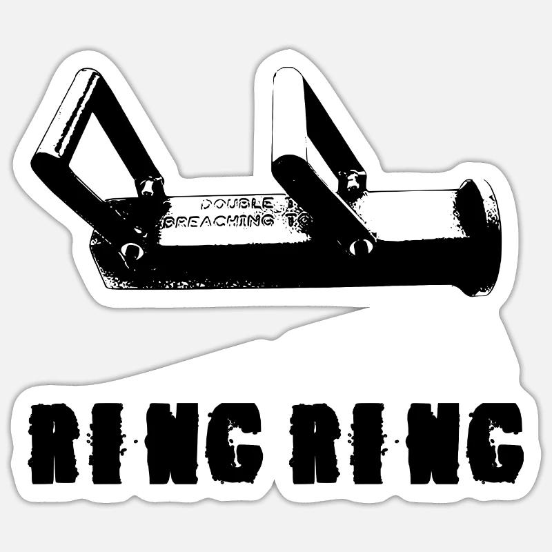Ramme Ring Ring Sticker Größe S (10 x 10 cm)