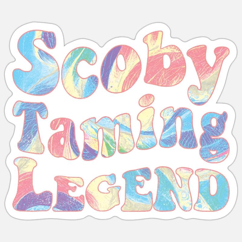 Scoby Taming Legend - Sticker size S (10 x 10 cm) - white matte
