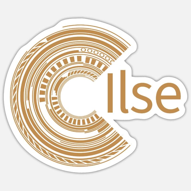 Pour Ilse - Sticker taille S (10 x 10 cm) - blanc mat
